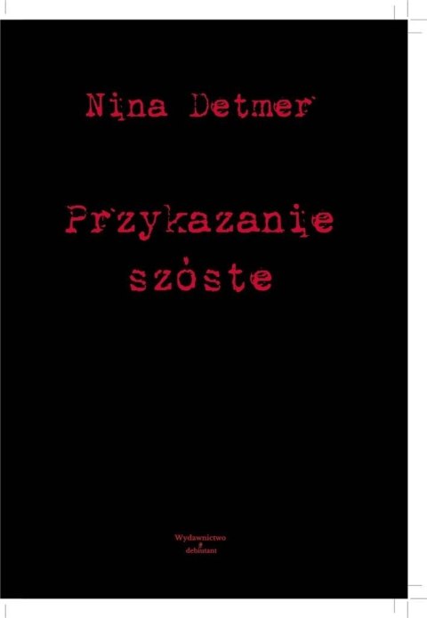 Przykazanie szóste Przykazanie szóste