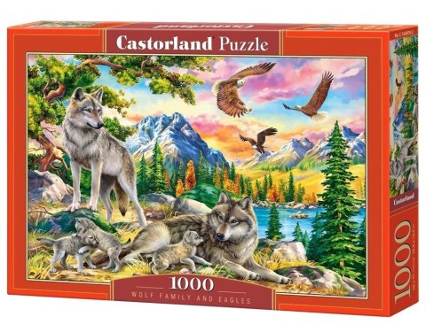 Puzzle 1000 Wolf Family and Eagles CASTOR Puzzle 1000 Wolf Family and Eagles CASTOR