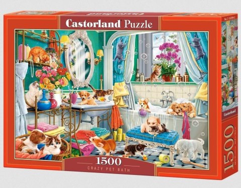 Puzzle 1500 Crazy Pet Bath CASTOR Puzzle 1500 Crazy Pet Bath CASTOR