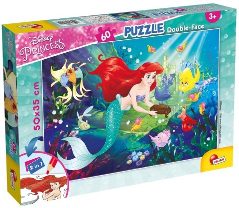 Puzzle dwustronne 60 Mała Syrenka Puzzle dwustronne 60 Mała Syrenka