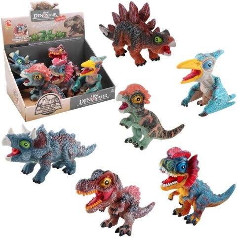 Dinozaur gumowy z głosem MIX Dinozaur gumowy z głosem MIX