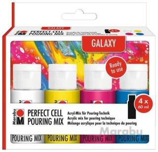 Farby Pouring Mix Galaxy 60ml 4 kolory
