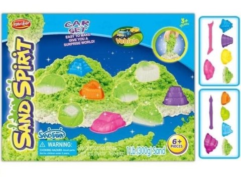 Magiczny piasek świecący w ciemności z formakami Magiczny piasek świecący w ciemności z formakami