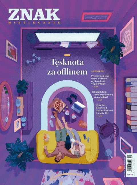 Miesięcznik Znak 840 5/2025 Tęsknota za offlinem Miesięcznik Znak 840 5/2025 Tęsknota za offlinem