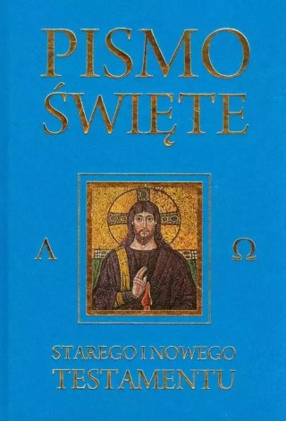 Pismo Święte Starego i Nowego Testamentu, niebieskie