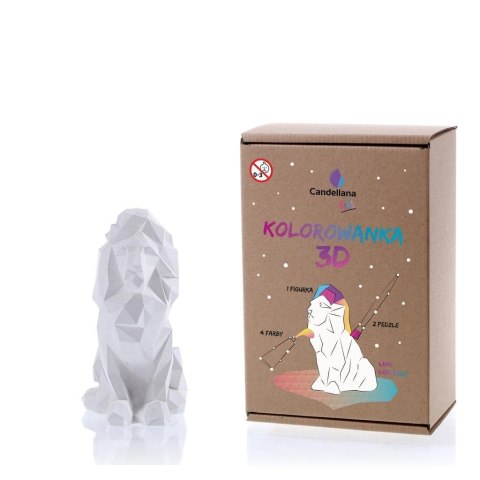 Figurka do pomalowania - Lion Low-Poly Figurka do pomalowania - Lion Low-Poly