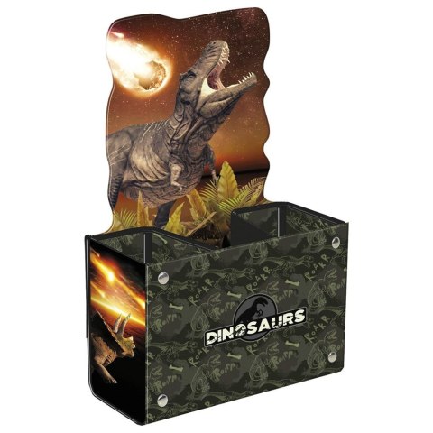 Pojemnik na przybory szkolne dinozaur 18 DERFORM Pojemnik na przybory szkolne dinozaur 18 DERFORM