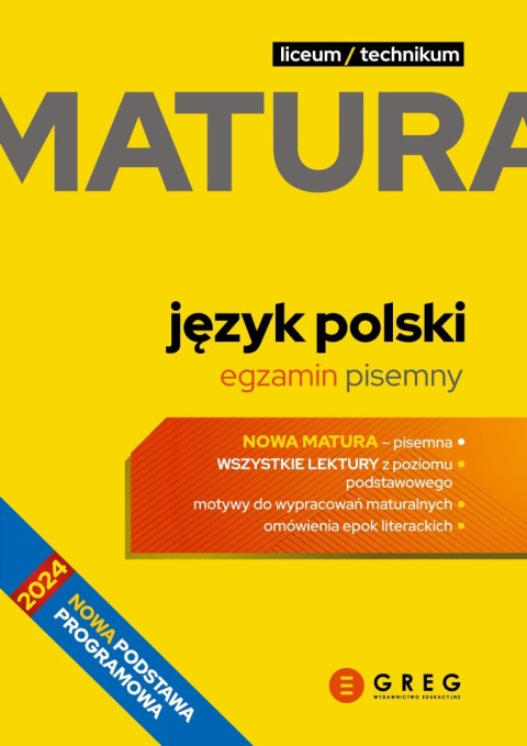 Matura - język polski - egzamin pisemny - 2025 - repetytorium maturalne Matura - język polski - egzamin pisemny - 2025 - repetytorium maturalne