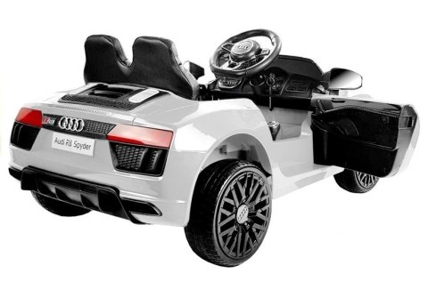 Auto na Akumulator Audi R8 Spyder Biały Auto na Akumulator Audi R8 Spyder Biały