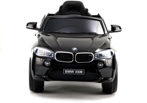 Auto na Akumulator BMW X6 Czarne Skóra, EVA Auto na Akumulator BMW X6 Czarne Skóra, EVA