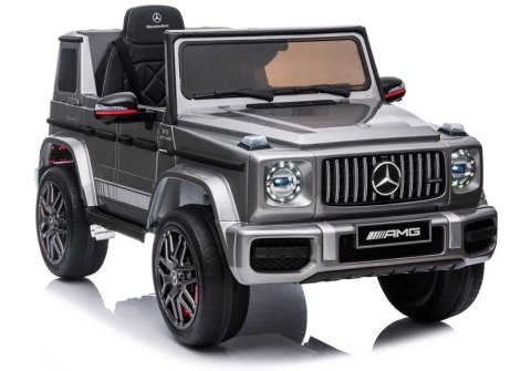 Auto na Akumulator Mercedes G63 AMG Srebrny Lakierowany BBH-002 Auto na Akumulator Mercedes G63 AMG Srebrny Lakierowany BBH-002