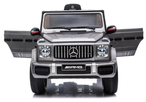 Auto na Akumulator Mercedes G63 AMG Srebrny Lakierowany BBH-002 Auto na Akumulator Mercedes G63 AMG Srebrny Lakierowany BBH-002