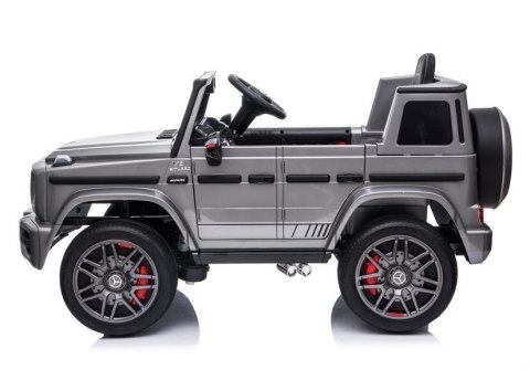 Auto na Akumulator Mercedes G63 AMG Srebrny Lakierowany BBH-002 Auto na Akumulator Mercedes G63 AMG Srebrny Lakierowany BBH-002