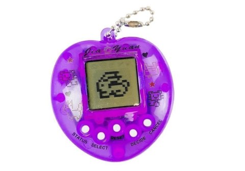 Gra Elektroniczna Tamagotchi Fioletowa z krótkim łańcuszkiem Gra Elektroniczna Tamagotchi Fioletowa z krótkim łańcuszkiem