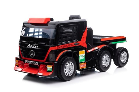 Auto Na Akumulator Mercedes + Naczepa XMX622B Czerwony LCD Auto Na Akumulator Mercedes + Naczepa XMX622B Czerwony LCD