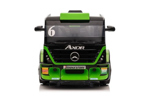 Auto Na Akumulator Mercedes + Naczepa XMX622B Zielony LCD Auto Na Akumulator Mercedes + Naczepa XMX622B Zielony LCD