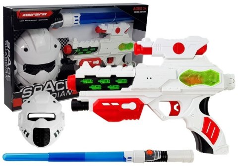 Kosmiczny Pistolet Laserowy z Maską Miecz Świecący Kosmiczny Pistolet Laserowy z Maską Miecz Świecący