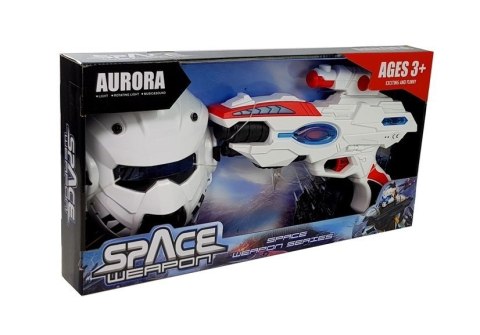 Kosmiczny Pistolet Laserowy z Maską Space Kosmiczny Pistolet Laserowy z Maską Space