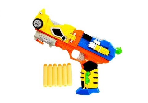 Pistolet na Strzałki Piankowe Robot 2w1 Maska Pistolet na Strzałki Piankowe Robot 2w1 Maska