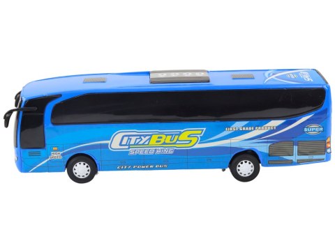 Autobus wycieczkowy niebieski Autobus wycieczkowy niebieski