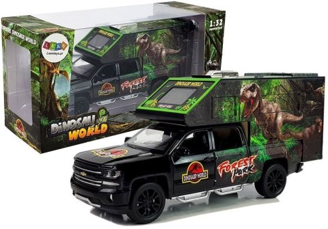 Camper z Dinozaurami 1:32 Czarny Camper z Dinozaurami 1:32 Czarny