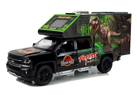 Camper z Dinozaurami 1:32 Czarny Camper z Dinozaurami 1:32 Czarny