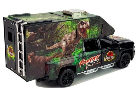 Camper z Dinozaurami 1:32 Czarny Camper z Dinozaurami 1:32 Czarny