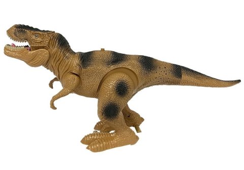 Dinozaur Tyranozaur Rex Na Baterie Brązowy Dinozaur Tyranozaur Rex Na Baterie Brązowy