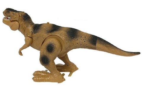 Dinozaur Tyranozaur Rex Na Baterie Brązowy Dinozaur Tyranozaur Rex Na Baterie Brązowy