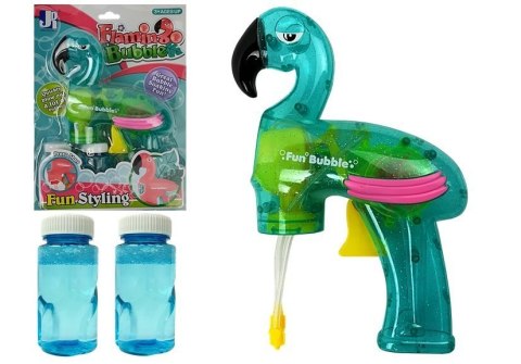 Pistolet do baniek mydlanych flaming niebieski Pistolet do baniek mydlanych flaming niebieski