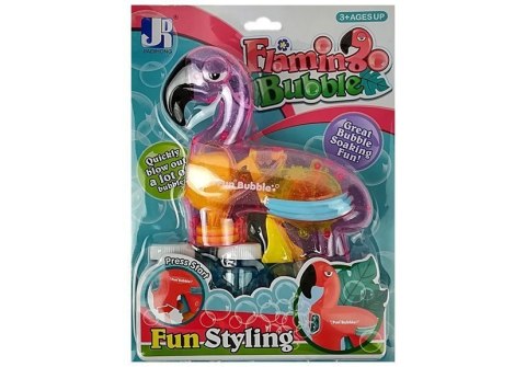 Pistolet do baniek mydlanych flaming różowy Pistolet do baniek mydlanych flaming różowy