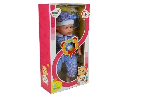 Lalka Bobas 45 cm Niebieskie Ubranie Lalka Bobas 45 cm Niebieskie Ubranie