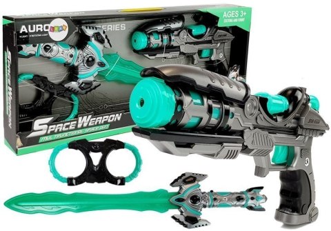 Pistolet Laserowy Zestaw z Mieczem Kosmiczny Pistolet Laserowy Zestaw z Mieczem Kosmiczny