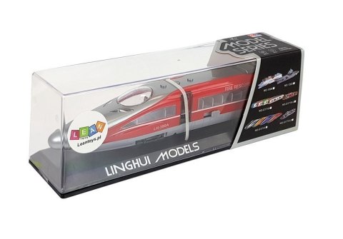Pociąg Pendolino z Naciągiem Czerwony z Dźwiękiem i Światłami Pociąg Pendolino z Naciągiem Czerwony z Dźwiękiem i Światłami