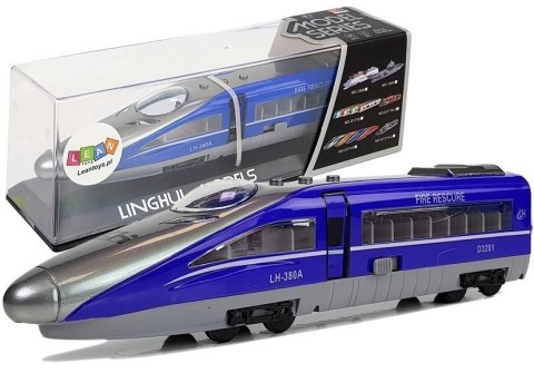 Pociąg Pendolino z Naciągiem Niebieski z Dźwiękiem i Światłami Pociąg Pendolino z Naciągiem Niebieski z Dźwiękiem i Światłami