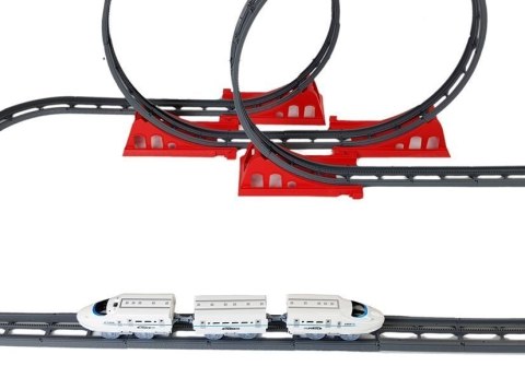 Pociąg Tor Wyścigowy Dwie Pętle 126 cm Pociąg Tor Wyścigowy Dwie Pętle 126 cm