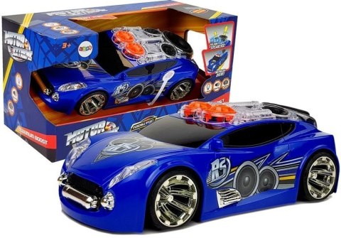 Sportowe Auto DJ z Głośnikami na dachu Muzyka Światła Sportowe Auto DJ z Głośnikami na dachu Muzyka Światła