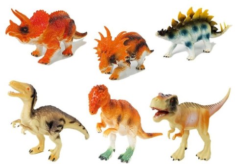 Zestaw Figurki Dinozaurów 10 cm 6 sztuk Zestaw Figurki Dinozaurów 10 cm 6 sztuk