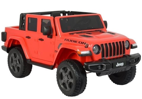 Samochód na akumulator Jeep Rubicon 6768R czerwony Samochód na akumulator Jeep Rubicon 6768R czerwony