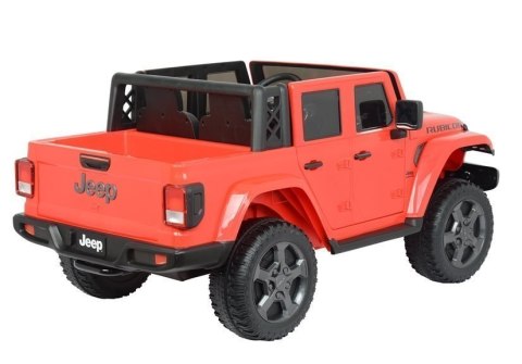 Samochód na akumulator Jeep Rubicon 6768R czerwony Samochód na akumulator Jeep Rubicon 6768R czerwony