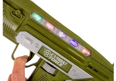 Zestaw Wojskowy Pistolet Dźwięk Światła Odznaka 37 cm Zestaw Wojskowy Pistolet Dźwięk Światła Odznaka 37 cm