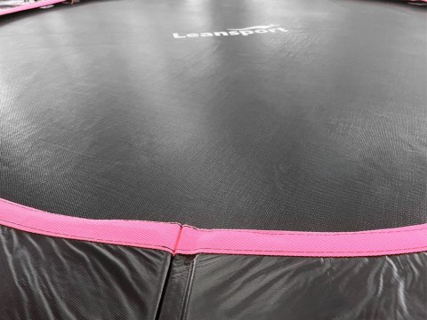 Trampolina LEAN Sport Max 12ft Czarno-Różowa Trampolina LEAN Sport Max 12ft Czarno-Różowa