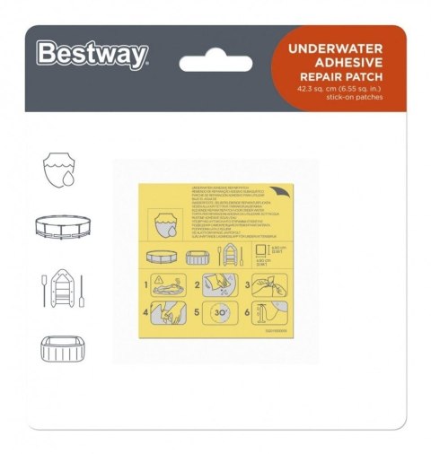Wodoodporne Łatki naprawcze do Basenów Materaca Dmuchanego Bestway 62091 Wodoodporne Łatki naprawcze do Basenów Materaca Dmuchanego Bestway 62091