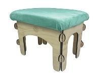 Taboret do pokoju dziecięcego miętowy Taboret do pokoju dziecięcego miętowy