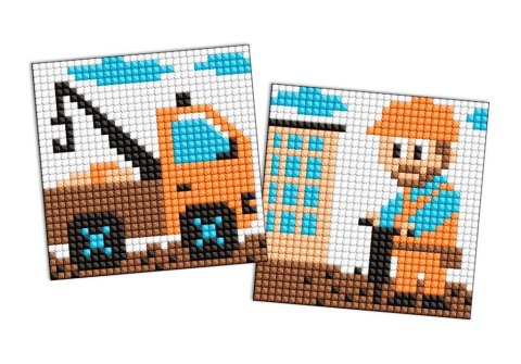 Diamentowa mozaika naklejka Kids - Budowniczy