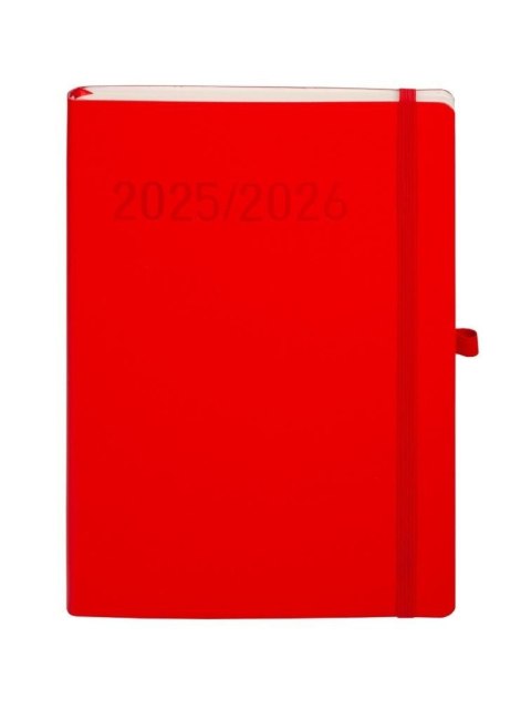 Kalendarz 2025/2026 B5 18 miesięczny TNS czerwony