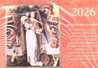 Kalendarz 2026 trójdzielny Śwqięty Michale