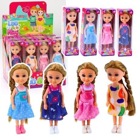 Laleczka mini z długimi włosami 15cm MIX
