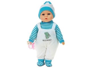 Lalka bobas ze smoczkiem mówi po polsku 35cm