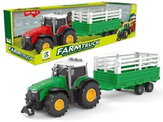 Traktor z przyczepą światło dźwięk MIX